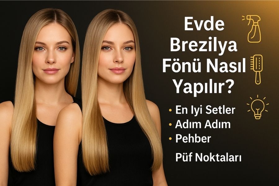 evde brezilya fönü